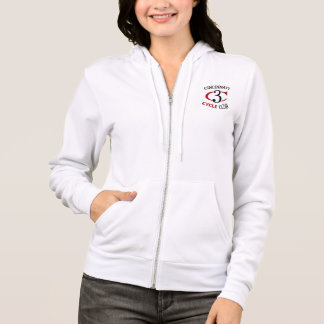 Women's Fleece Zip Hoodie Sweatshirt w/Full Logo