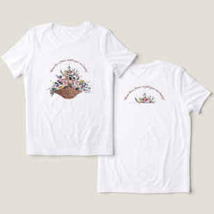 Womens floral tee minimalist