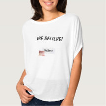 Women's flowing T-shirt - We Believe