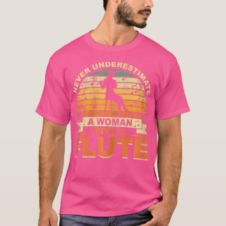 Womens Flute Player Musician Flute T-Shirt