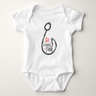Womens Fly Fishing Logo Baby Bodysuit