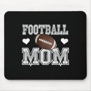 Womens Football Shirt For Moms-football Mum -love Mouse Mat