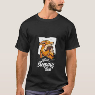 Womens Fox official sleeping Shirt cute Fox nap sl