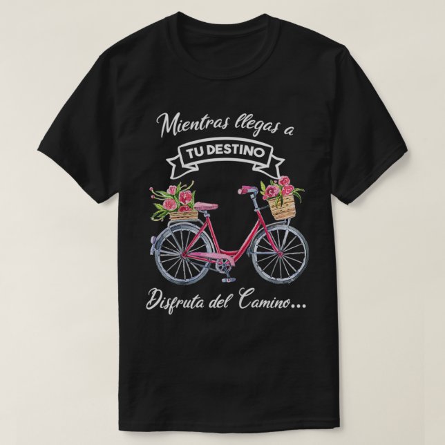 Womens Frases Positivas para Amantes de Bicicletas T-Shirt (Design Front)