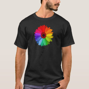 Womens Free Mum Hugs Gay Pride Lgbt Floral Lesbia T-Shirt