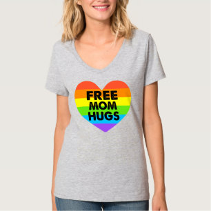 Womens Free Mum Hugs LGBT T-Shirt