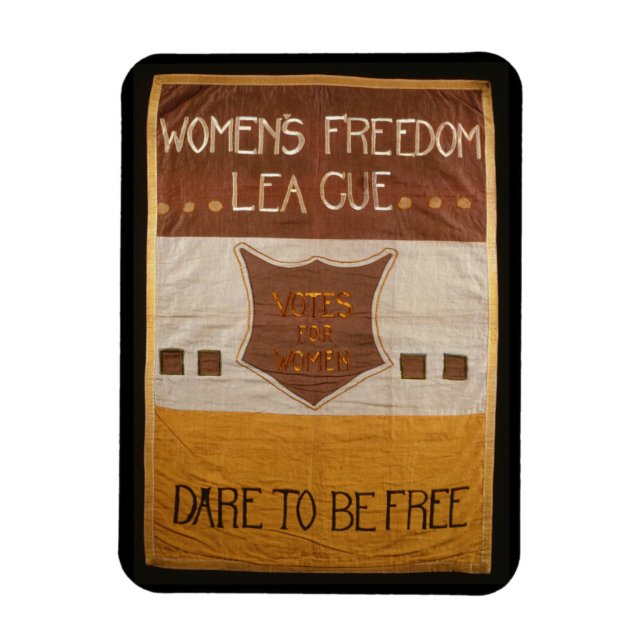 Women's Freedom League, Dare to Be Free! Postcard Magnet (Vertical)