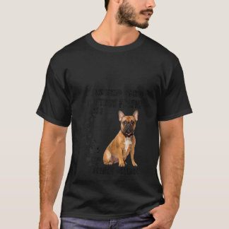 Womens French Bulldog Quote Mum Dad Print Cute Fre T-Shirt