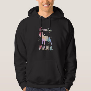 Womens Frenchie Mama Colourful French Bulldog Dog Hoodie