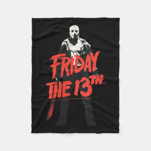 Womens Friday The 13th Halloween Design Horror Cli Fleece Blanket