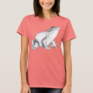 Women's Frog Shirt Bullfrog Art T-shirts & Gifts
