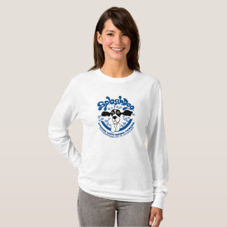 Womens Full  large front logo long sleeve T-Shirt