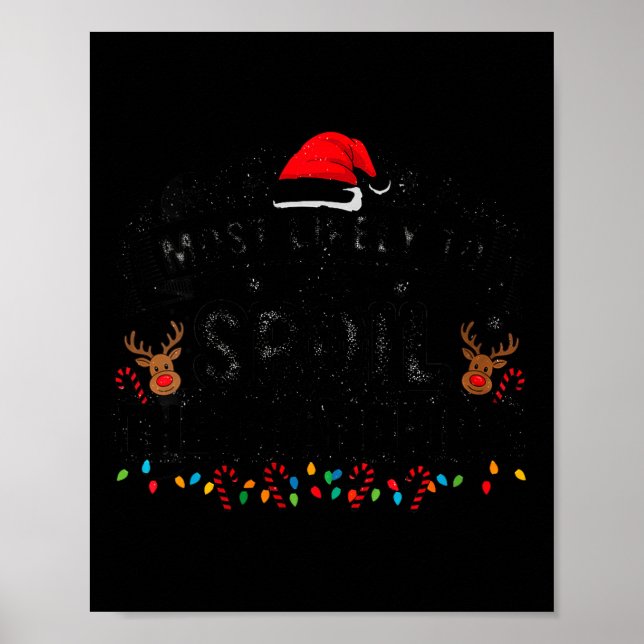 Womens Fun Humoir Most Likely To Sil The Grandkids Poster (Front)