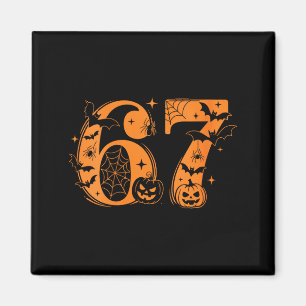 Womens Fun Six Seven 6 7 Meme Design Couples Hallo Magnet