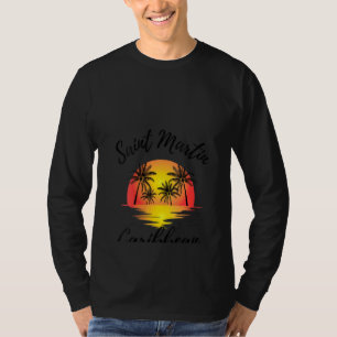 Womens Fun St Martin Caribbean Islands Colourful S T-Shirt