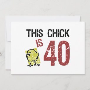 Women's Funny 40th Birthday Card