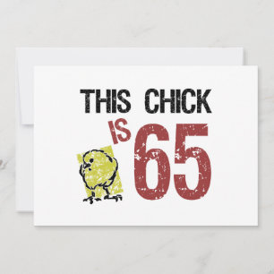 Women's Funny 65th Birthday Card