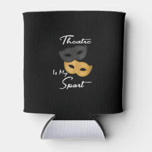 Women's Funny Actor Actress Theatre Masks Gift Can Cooler