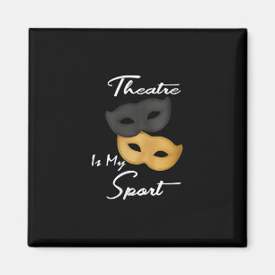 Women's Funny Actor Actress Theatre Masks Gift Magnet