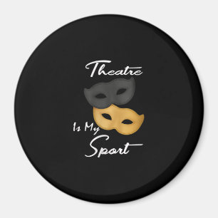 Women's Funny Actor Actress Theatre Masks Gift Magnet