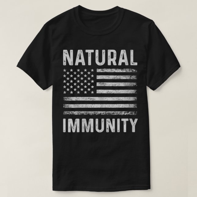 Womens Funny Anti Vaccine Natural Immunity Medical T-Shirt (Design Front)