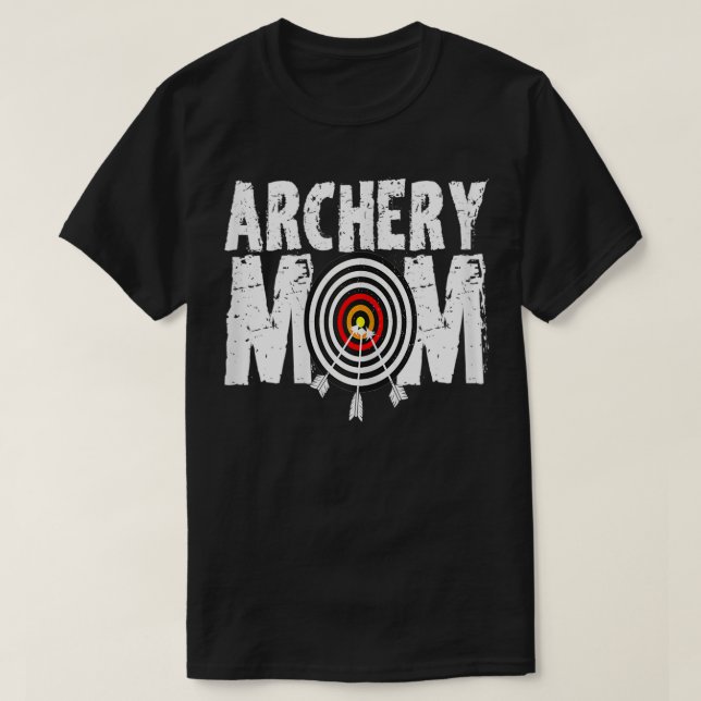 Womens Funny Archery Mum Archery shooter Bow Hunte T-Shirt (Design Front)