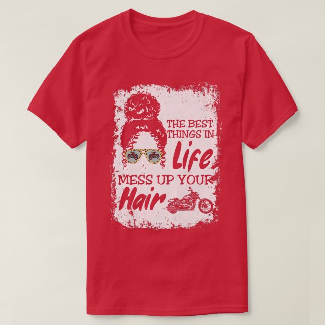 Womens Funny Biker Woman Wife Girlfriend Biker Acc T-Shirt (Design Front)