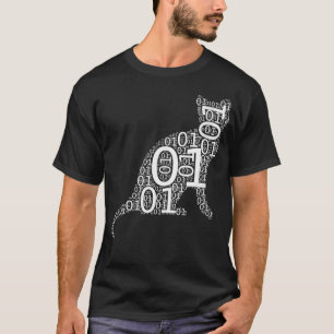 Womens Funny Binary Cat Coding Computer Programmer T-Shirt