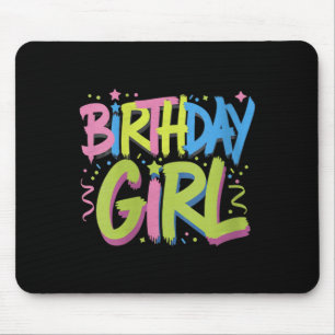 Womens Funny Birthday Girl Memes Funny Birthday Mouse Mat