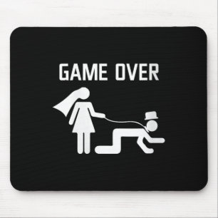 Womens Funny Bride Groom Wedding Bachelor Bachelor Mouse Mat