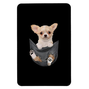 Womens Funny Chihuahua In Your Pocket Dogs Lovers Magnet