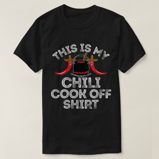 Womens Funny Chilli Cook Off Event Shirt Gift For  (Design Front)