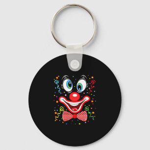 Women's funny clown costumes for children carnival key ring
