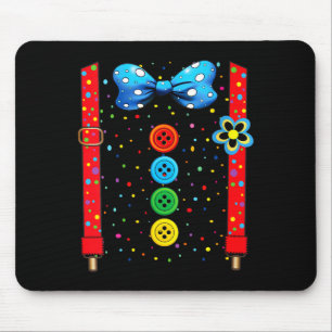 Women's funny clown costumes for children carnival mouse mat