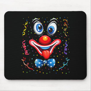 Women's funny clown costumes for children carnival mouse mat