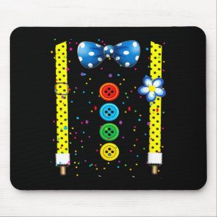 Women's funny clown costumes for children carnival mouse mat