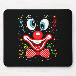 Women's funny clown costumes for children carnival mouse mat