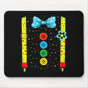 Women's funny clown costumes for children carnival mouse mat