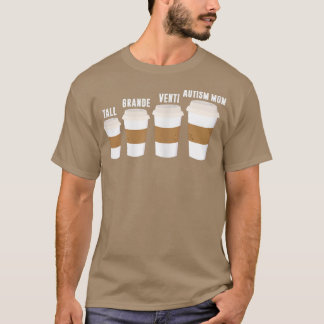 Womens Funny Coffee Autism Mom Tshirt For Autism A