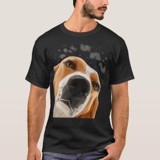 Womens Funny Curious Dog Treeing Walker Coonhound  T-Shirt