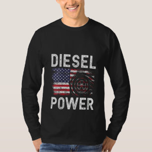 Womens Funny Diesel Mechanic Diesel Power T-Shirt