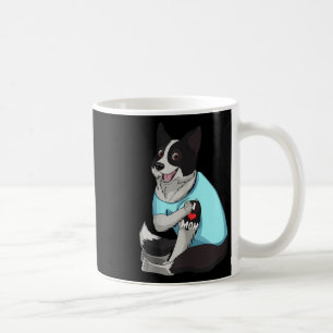 Womens Funny Dog Border Collie Love Mum Tattoo Gif Coffee Mug