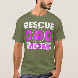 Womens Funny Dog Shirt for Moms Birthday Pink -