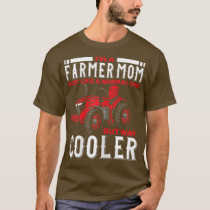 Womens Funny Farm Lover Mum Tractor Graphic Mother T-Shirt