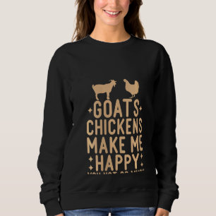 Womens Funny Goat Chicken Shirts Goats Chickens Ma