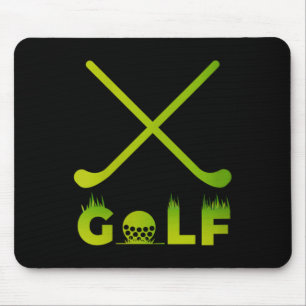 Womens Funny Golf Golfing Gift For Golfer Husband Mouse Mat