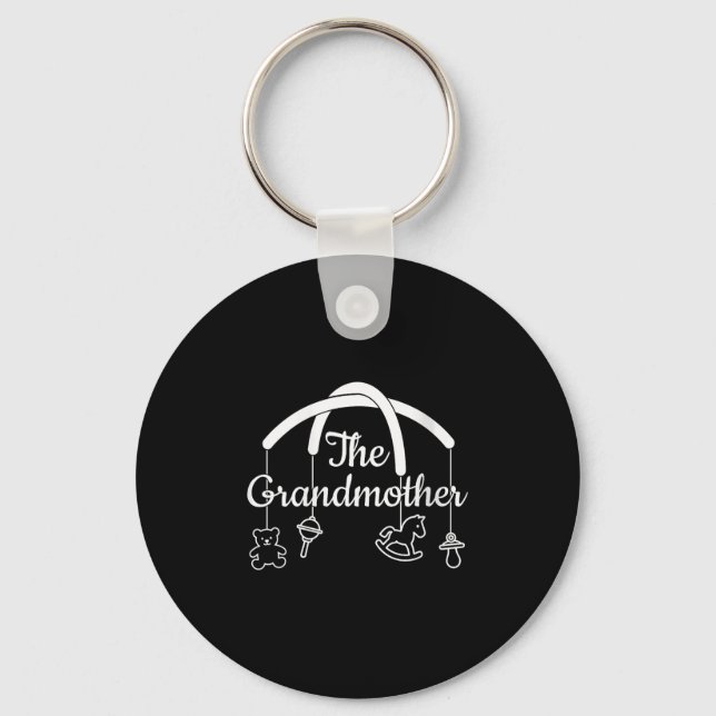 Womens Funny Grandmother Design For Proud Grandmas Key Ring (Front)