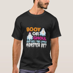 Womens Funny Halloween Booy Or Ghoul Ghost Monster T-Shirt