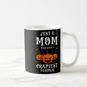Womens Funny Halloween Mom With The Silliest Pumpk Coffee Mug