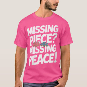 Womens Funny Jigsaw Puzzle T-Shirt